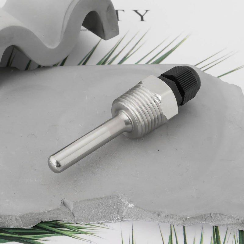 OTOTEC 2pcs Immersion Sleeve Pocket Thermowell G1/2" 304 Stainless Steel Temperature Sensor Immersion Sleeve Pocket Tool for Temperature Sensor 6mm Heater(8x50mm) - Image 5